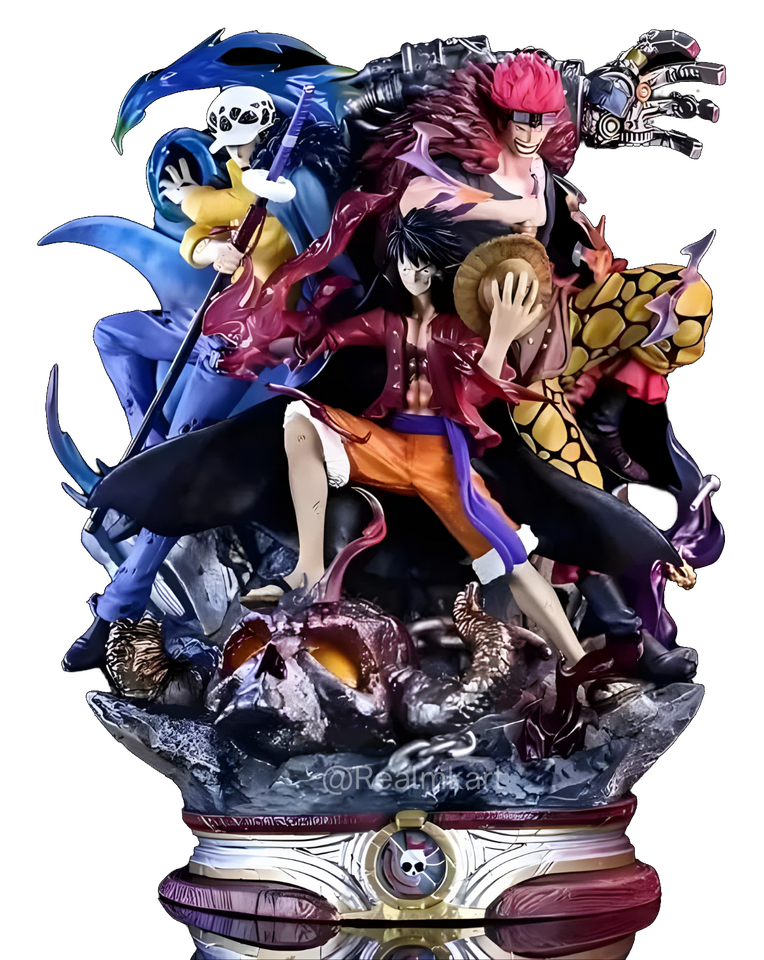 One Piece: New Generation Luffy, Law, and Kid Trio