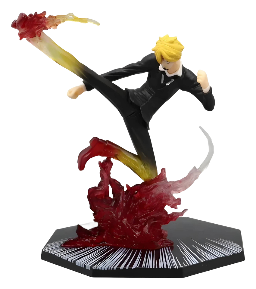 One Piece: Black Leg Sanji Mini Action Figurine