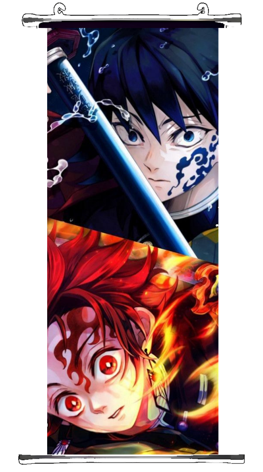 Demon Slayer : Tanjiro x Giyu Scroll