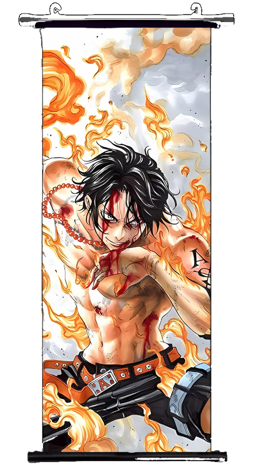 One Piece: Ace Scroll