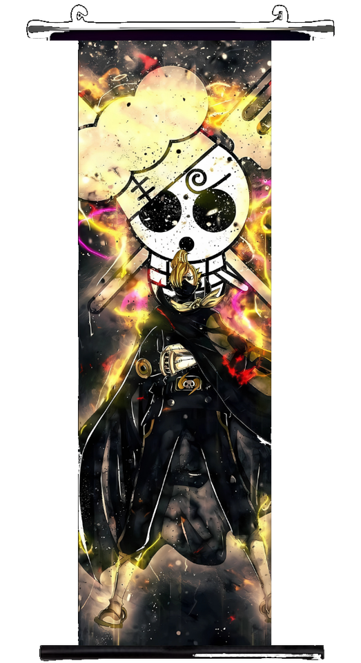 One Piece: Sanji Stealth Black Scroll