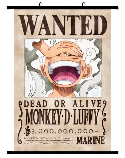 One Piece: Luffy Gear 5 Bounty Scroll