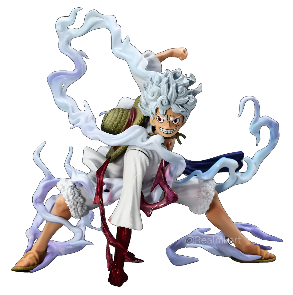 One Piece : Luffy Gear 5 Thunder Action Figure