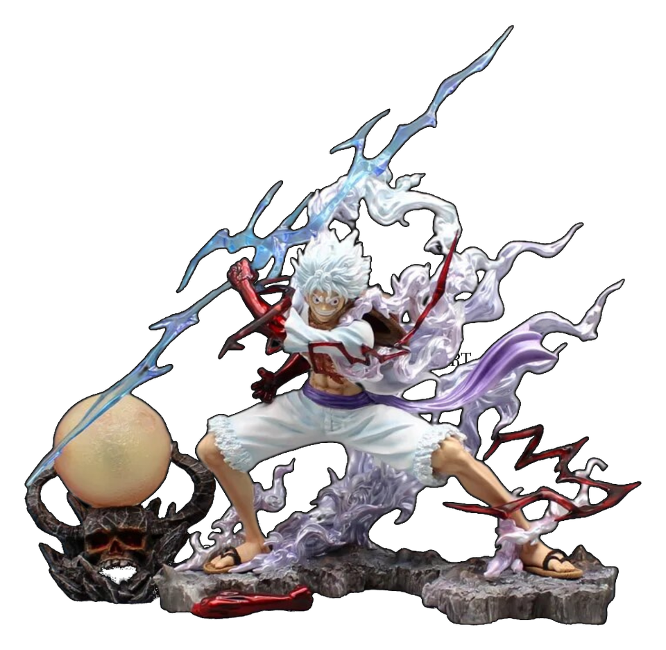 One Piece : Luffy Gear 5 Thunder Lightning Action Figure