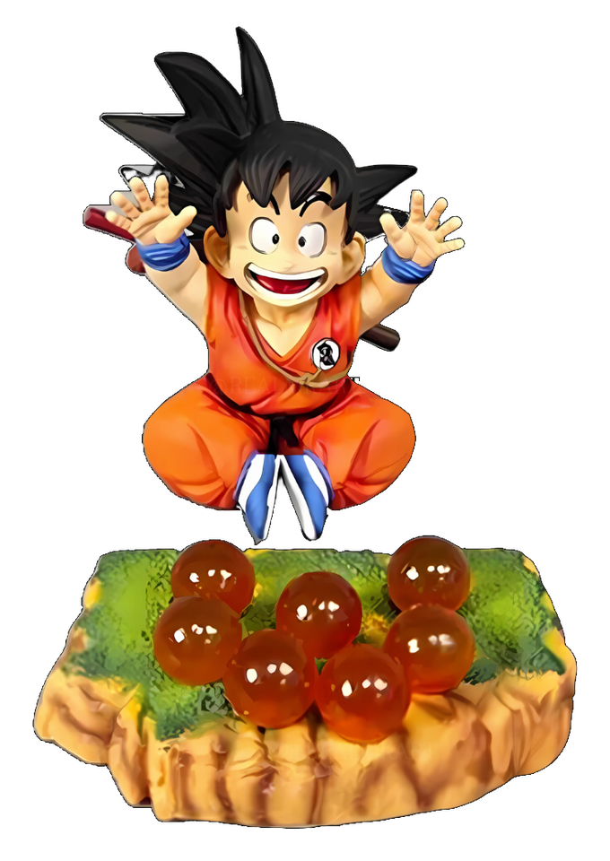 Dragon Ball : Goku With Dragon Balls Action Figure
