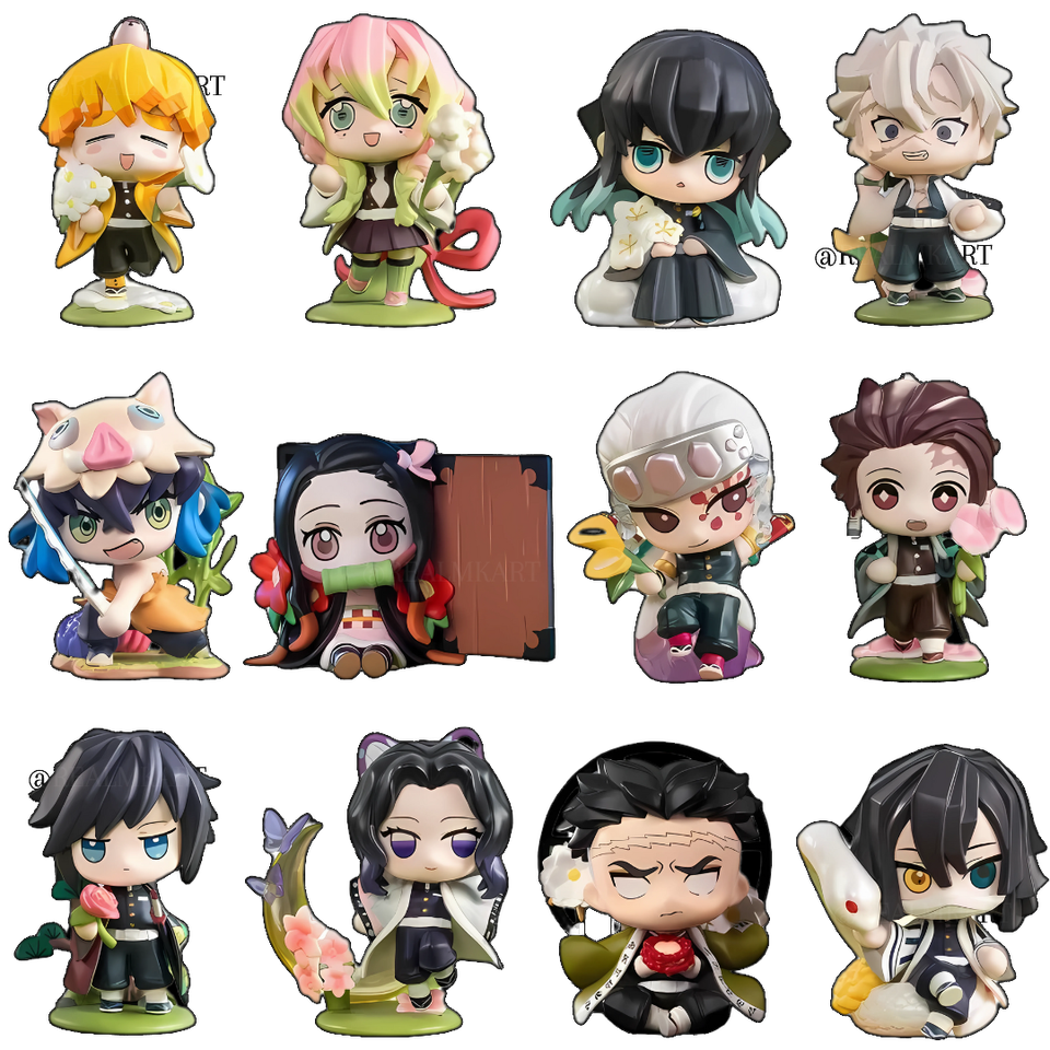 Demon Slayer : Set of 12 Action Figure