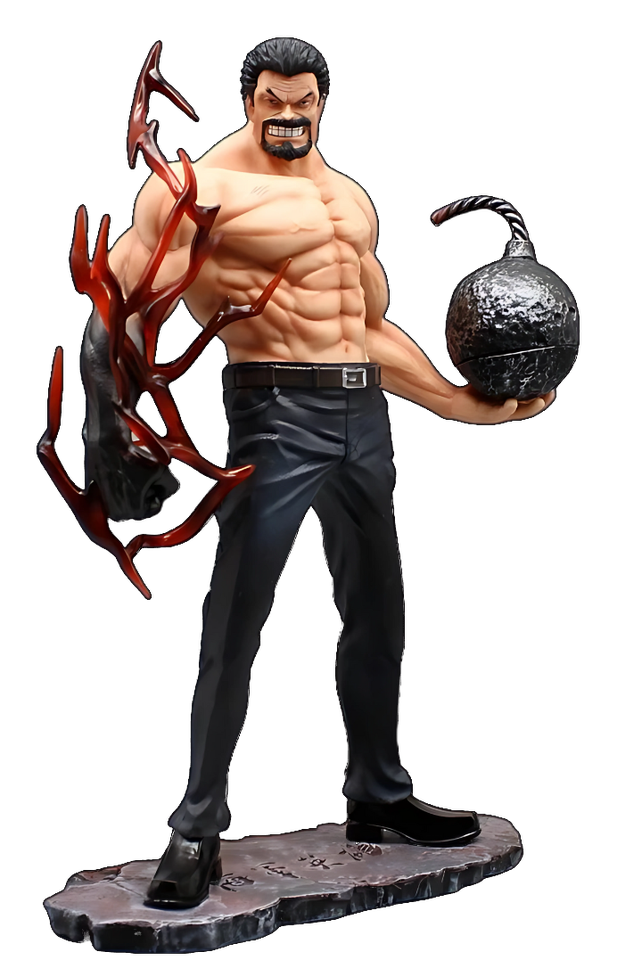 One Piece : Vice Admiral Grap (Black) Action Figure