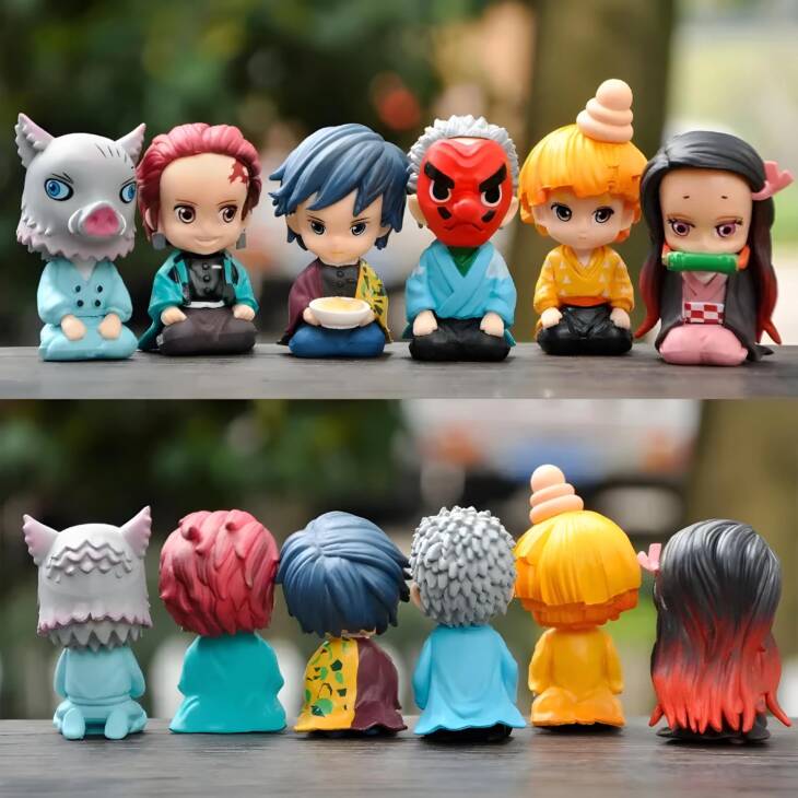 Demon Slayer: Set of 6 Action Figure - Image 2