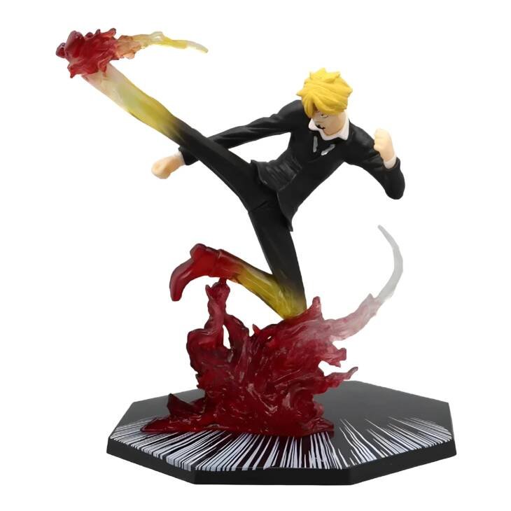 One Piece: Black Leg Sanji Mini Action Figurine