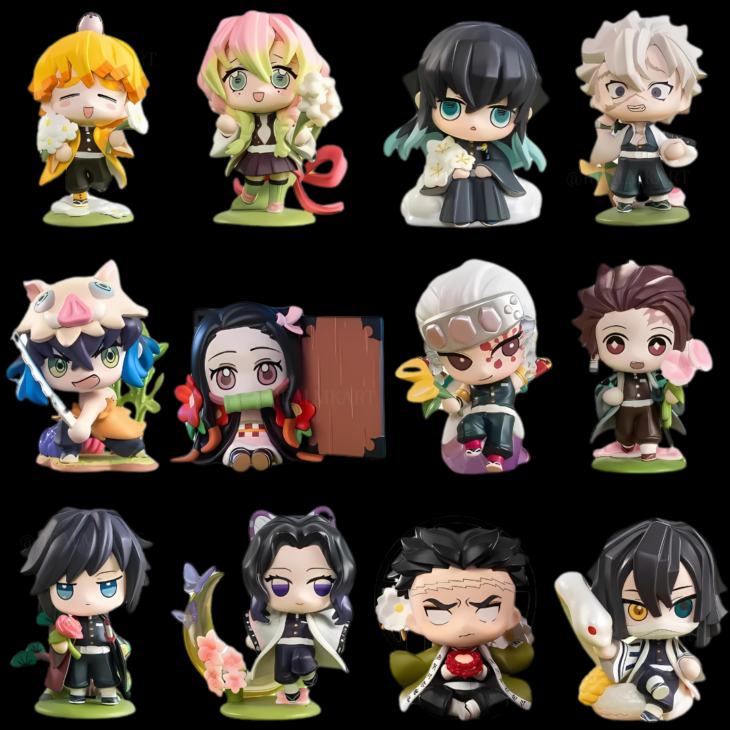 Demon Slayer : Set of 12 Action Figure