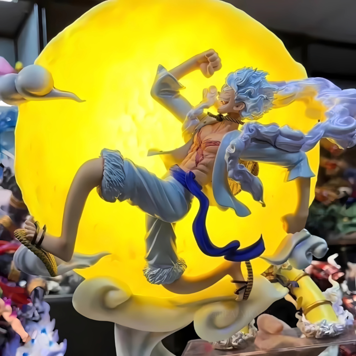 One Piece : Luffy Gear 5 Lamp Action Figure - Image 9