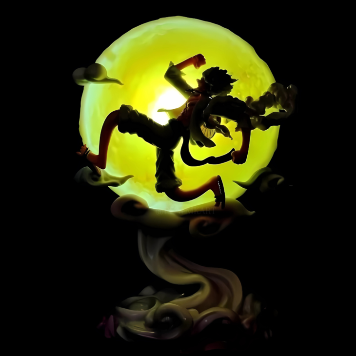One Piece : Luffy Gear 5 Lamp Action Figure - Image 10