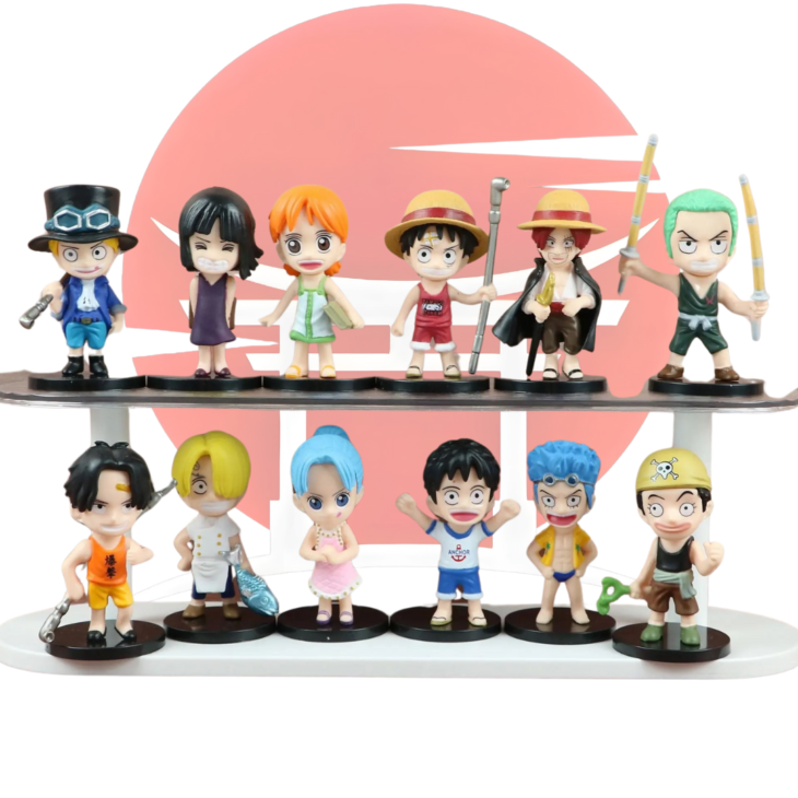 One Piece : Set Of 12 Straw Hat Chibis Action Figure - Image 5