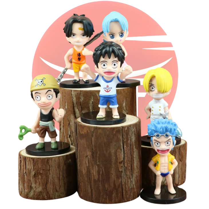 One Piece : Set Of 12 Straw Hat Chibis Action Figure - Image 6