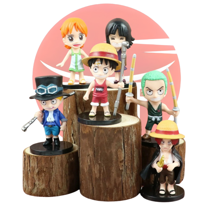 One Piece : Set Of 12 Straw Hat Chibis Action Figure - Image 7