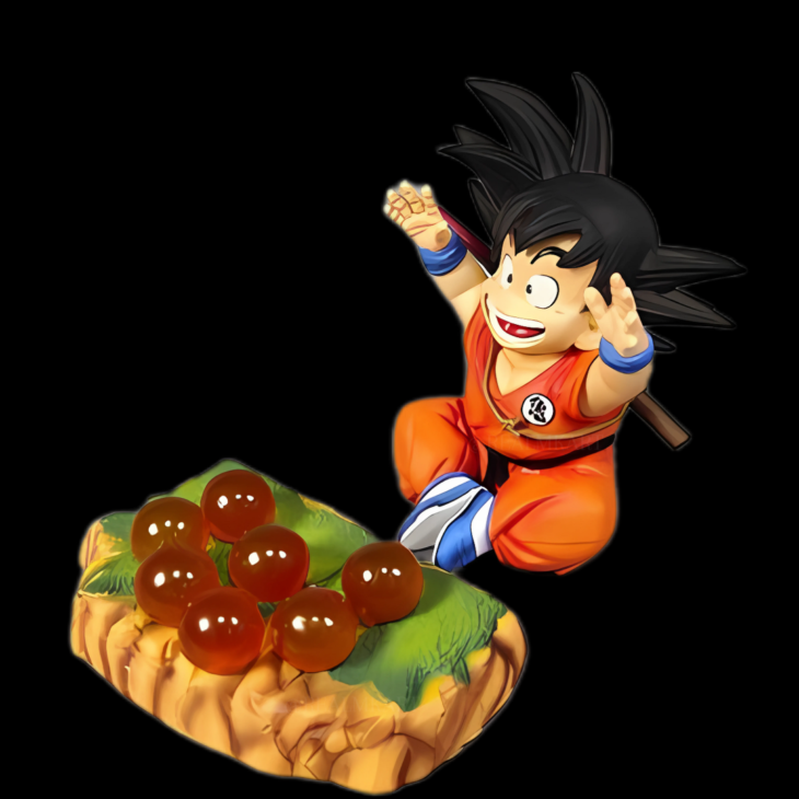 Dragon Ball : Goku With Dragon Balls Action Figure - Image 6