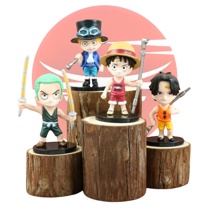 One Piece : Set Of 12 Straw Hat Chibis Action Figure - Image 2