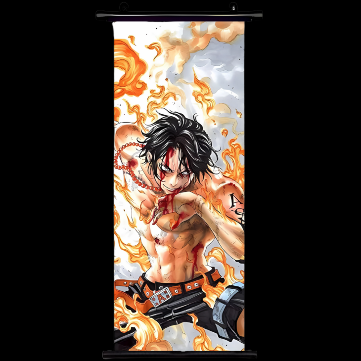 One Piece: Ace Scroll