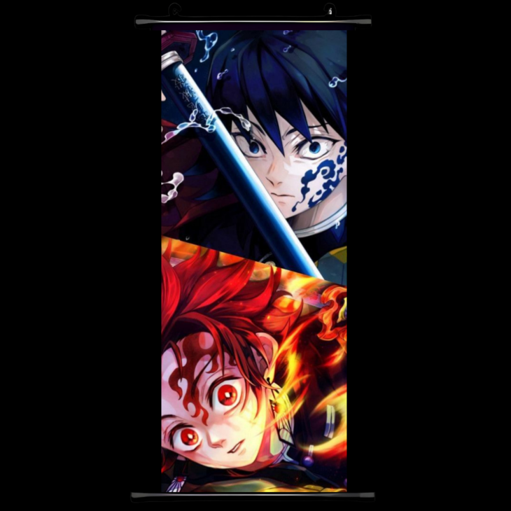Demon Slayer : Tanjiro x Giyu Scroll