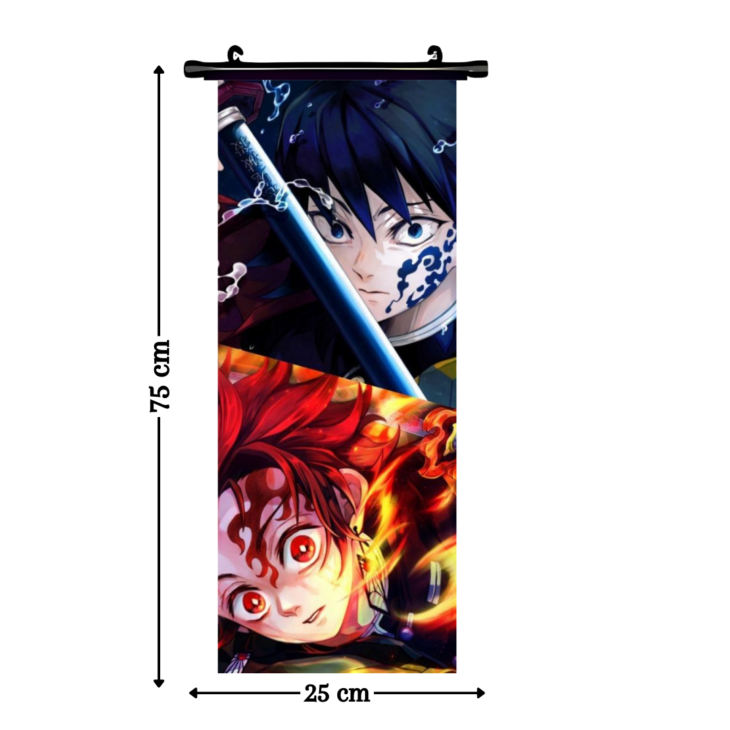 Demon Slayer : Tanjiro x Giyu Scroll - Image 2
