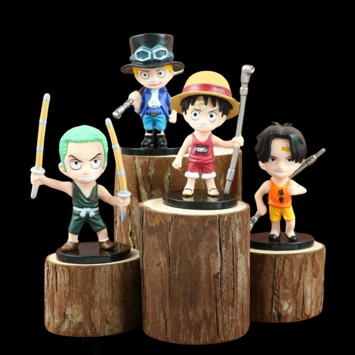 One Piece : Set Of 12 Straw Hat Chibis Action Figure - Image 7