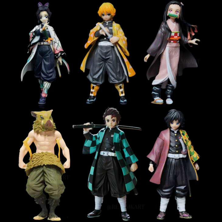 Demon Slayer : Set of 6 Action Figure