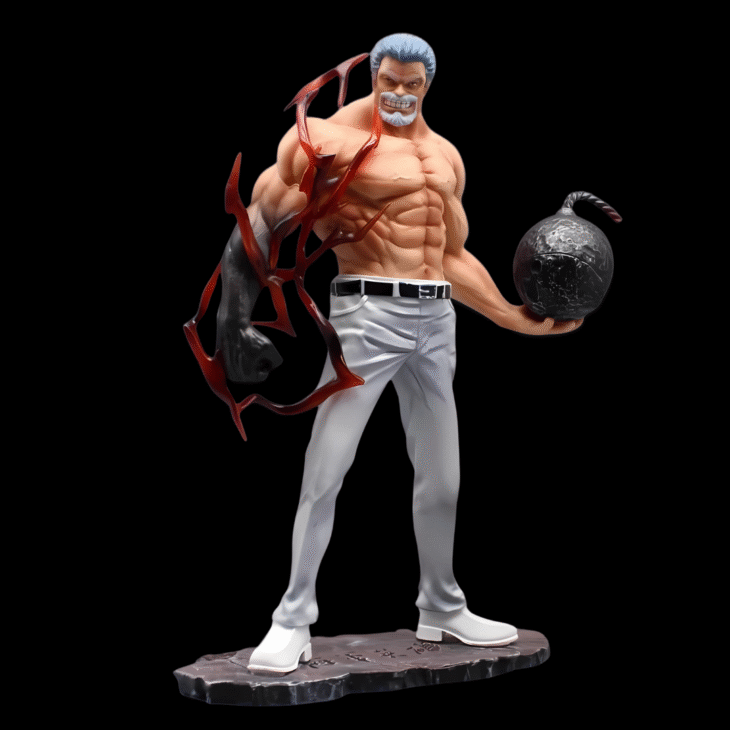 One Piece : Vice Admiral Grap (White) Action Figure