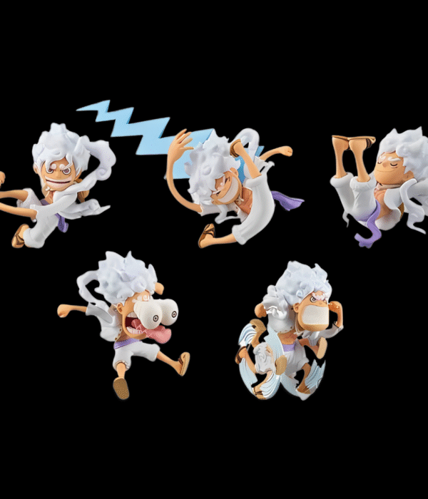 One Piece : Set Of 5 Gear 5 Chibis Action Figure