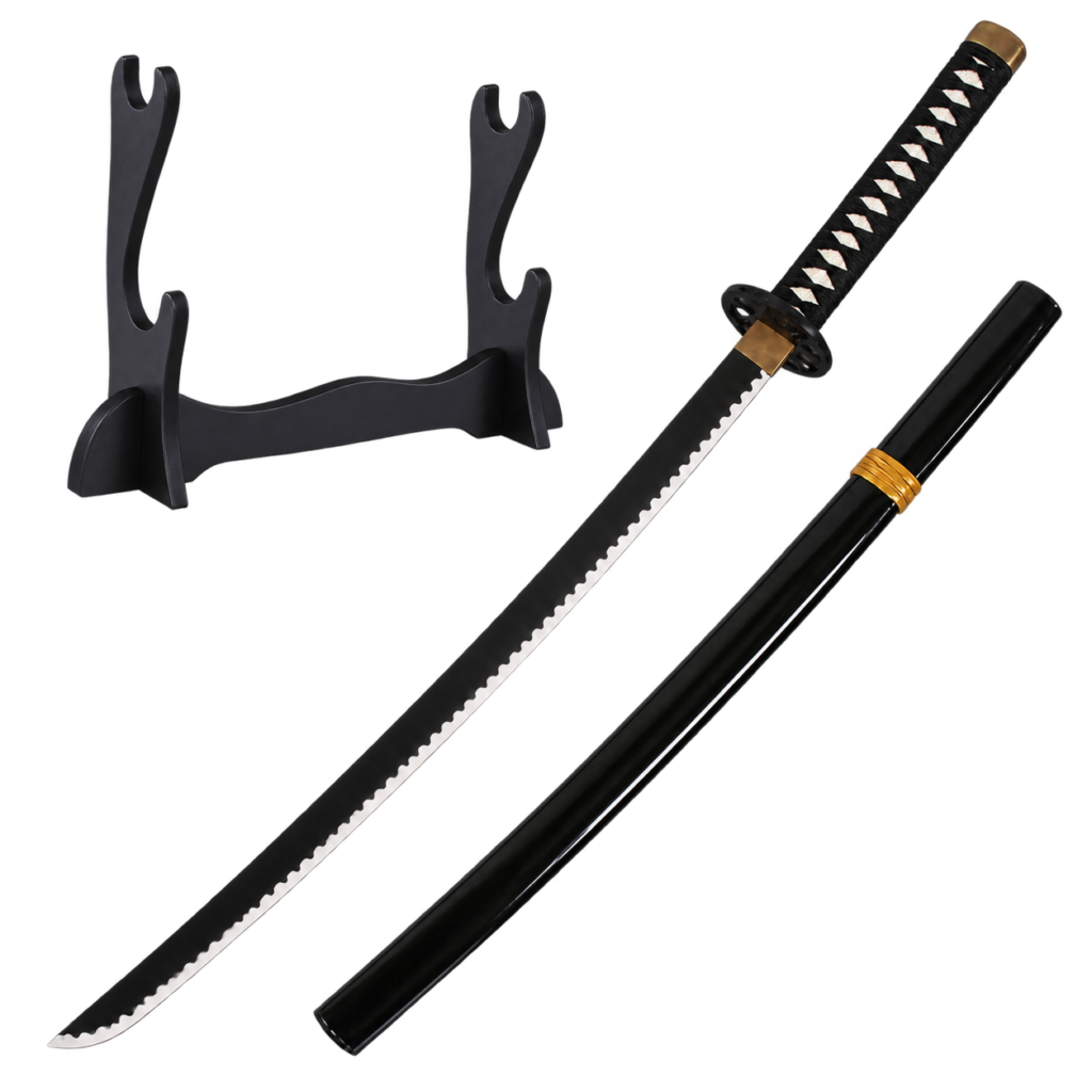 Black Clover: Yami Sukehiro — Yami Katana · 104 cm · 2-Layer Stand