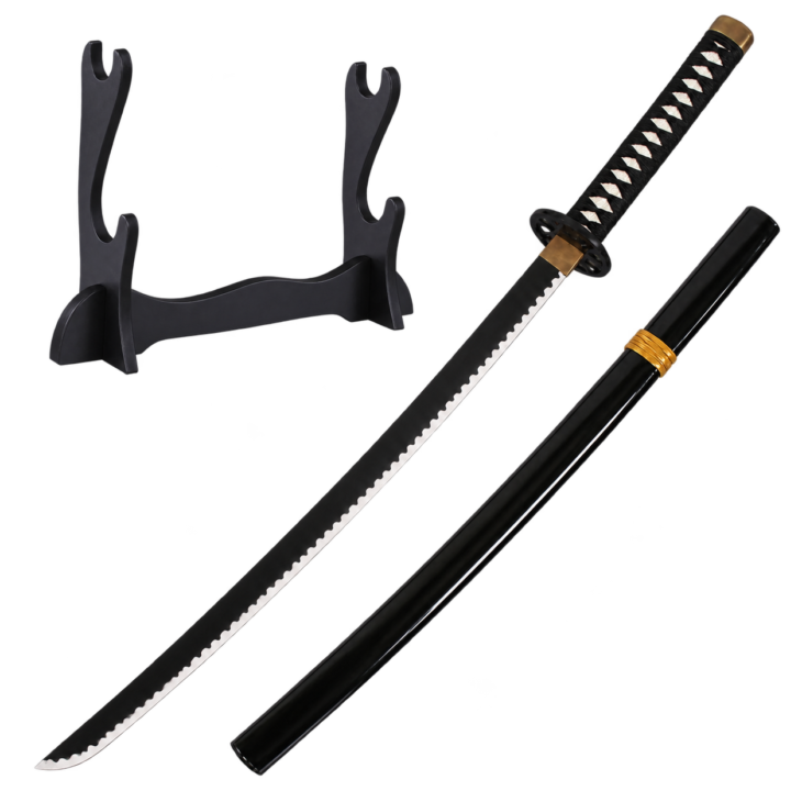 Black Clover: Yami Sukehiro — Yami Katana · 104 cm · 2-Layer Stand