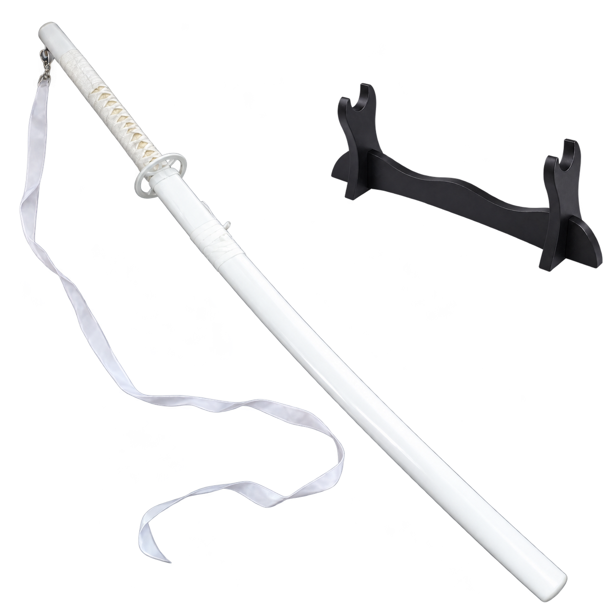 Bleach: Rukia Kuchiki — Sode no Shirayuki Katana · 104 cm · 1-Layer Stand