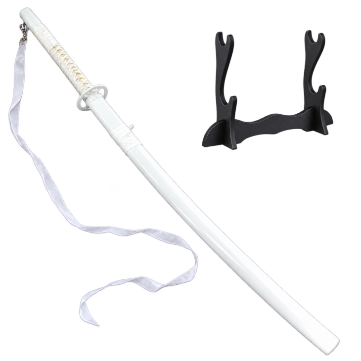 Bleach: Rukia Kuchiki — Sode no Shirayuki Katana · 104 cm · 2-Layer Stand
