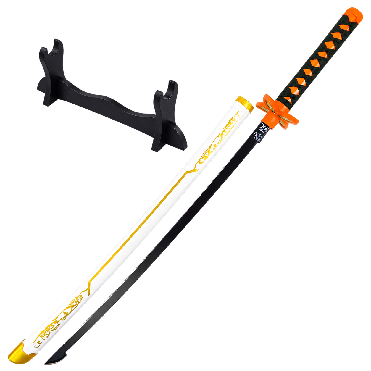 Demon Slayer: Shinobu Kocho — Insect Hashira Katana · 104 cm · 1-Layer Stand