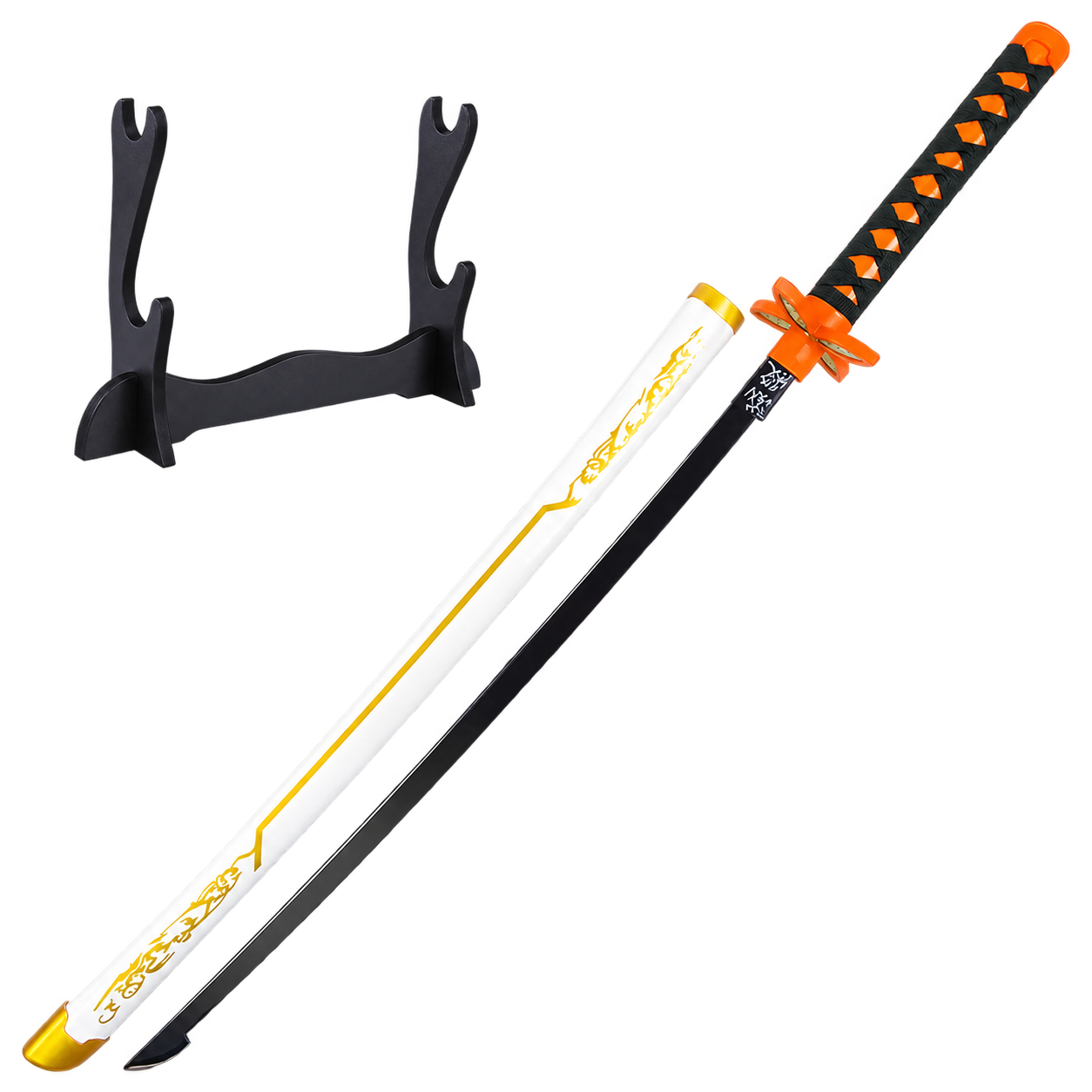 Demon Slayer: Shinobu Kocho — Insect Hashira Katana · 104 cm · 2-Layer Stand