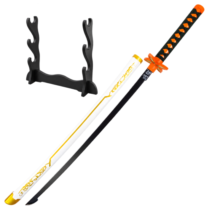 Demon Slayer: Shinobu Kocho — Insect Hashira Katana · 104 cm · 3-Layer Stand