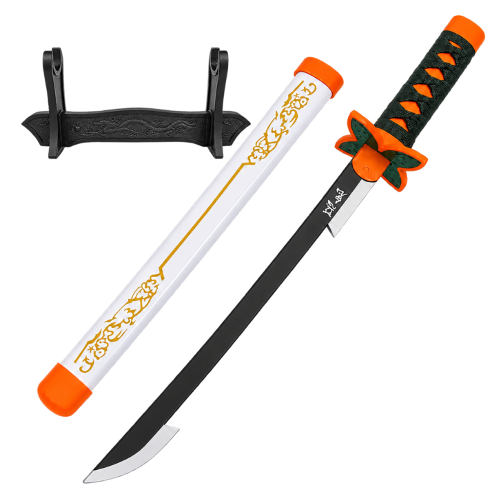Demon Slayer: Shinobu Kocho — Insect Hashira Katana · 45 cm · Dragon Stand