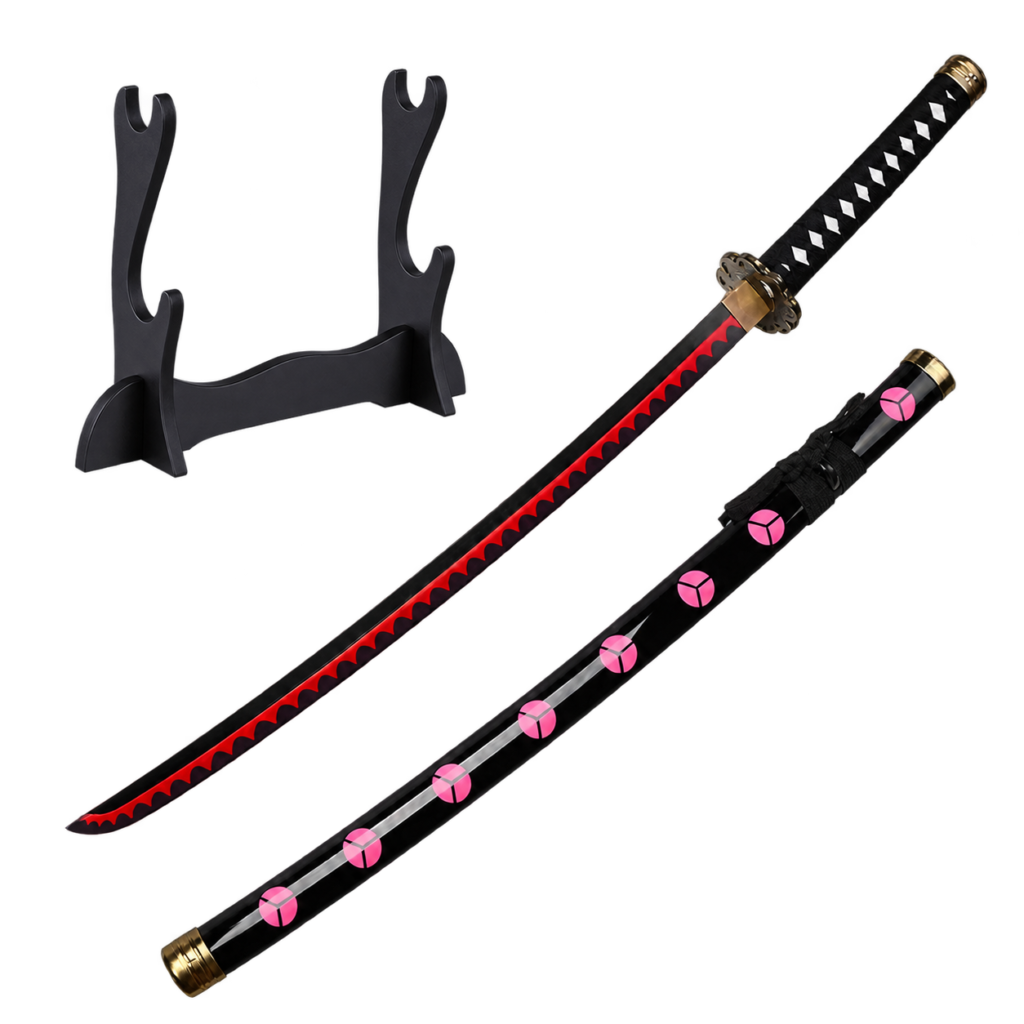 One Piece: Roronoa Zoro — Shusui Katana · 104 cm · 2-Layer Stand