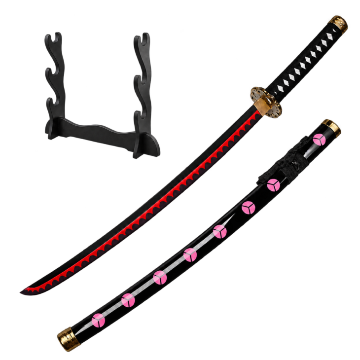 One Piece: Roronoa Zoro — Shusui Katana · 104 cm · 3-Layer Stand