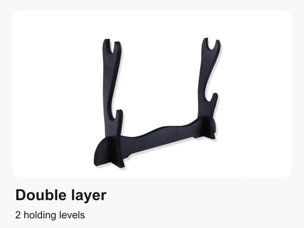 EXCELCHOICE Double layer display stand — 2 holding levels