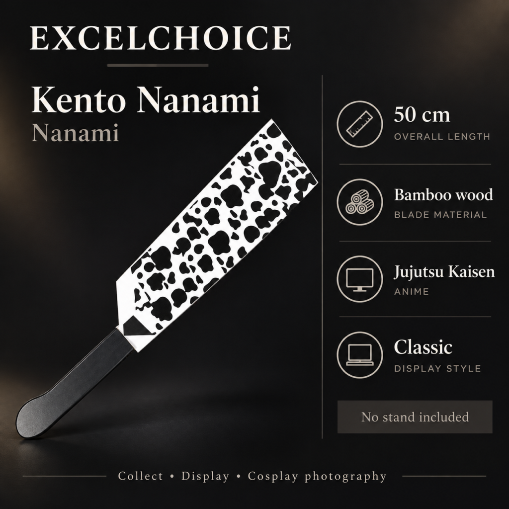 Jujutsu Kaisen: Kento Nanami — Nanami Katana · 50 cm · Sword Only specifications, included stand or care guidance